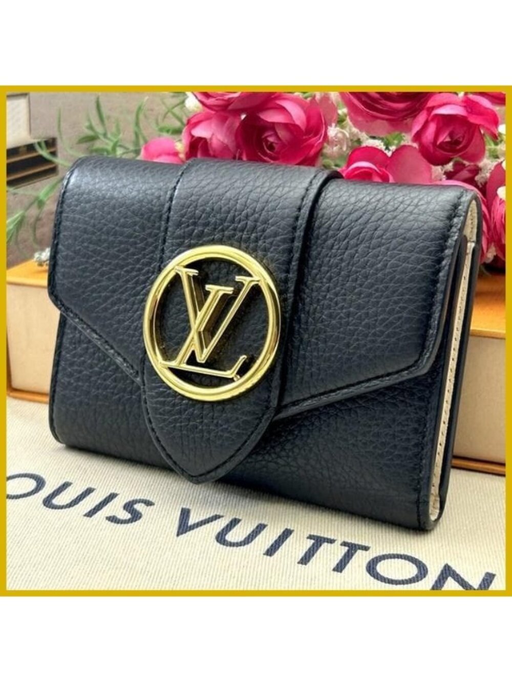 Louis Vuitton Portefeuille LV Pont Neuf Compact Folded Wallet